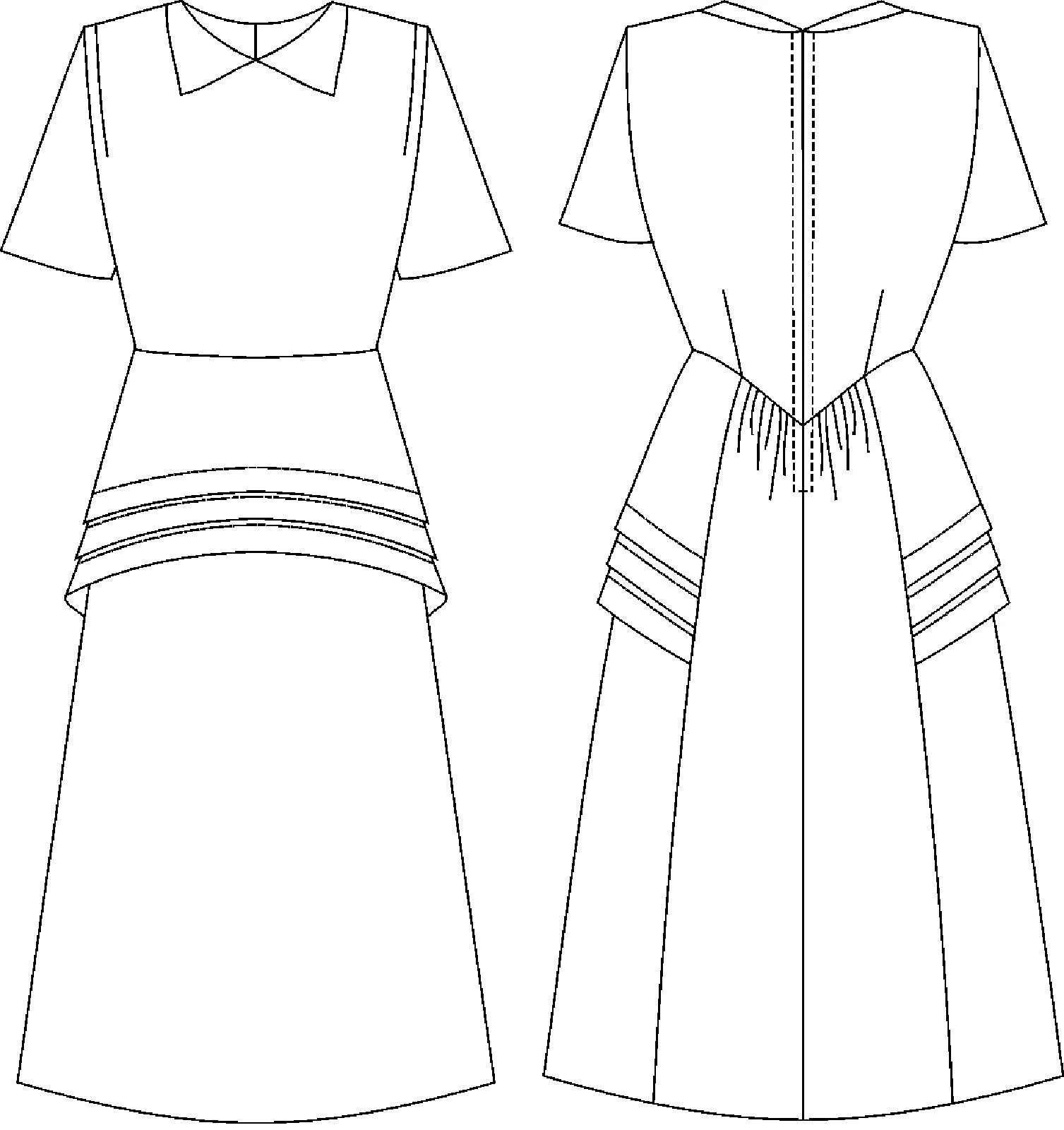 249 1930's Day Dress - PDF