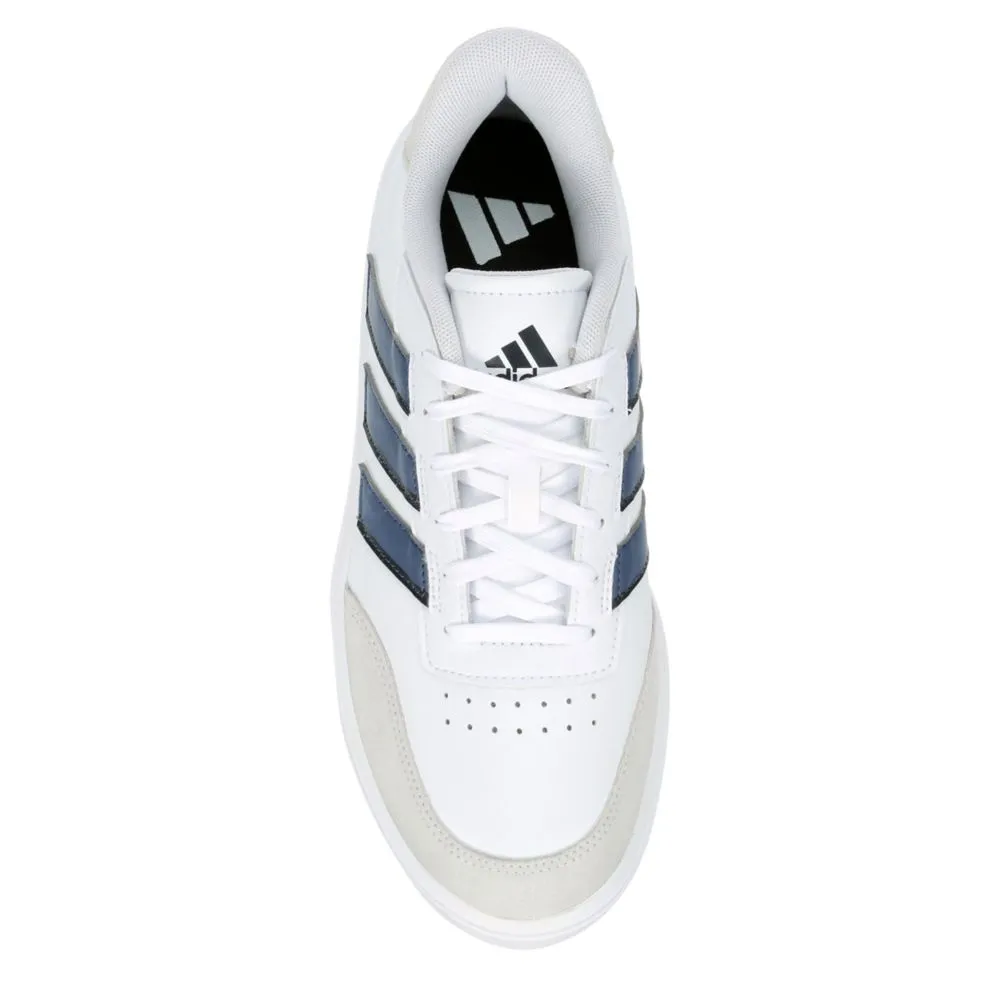 ADIDAS  MENS COURT BLOCK SNEAKER