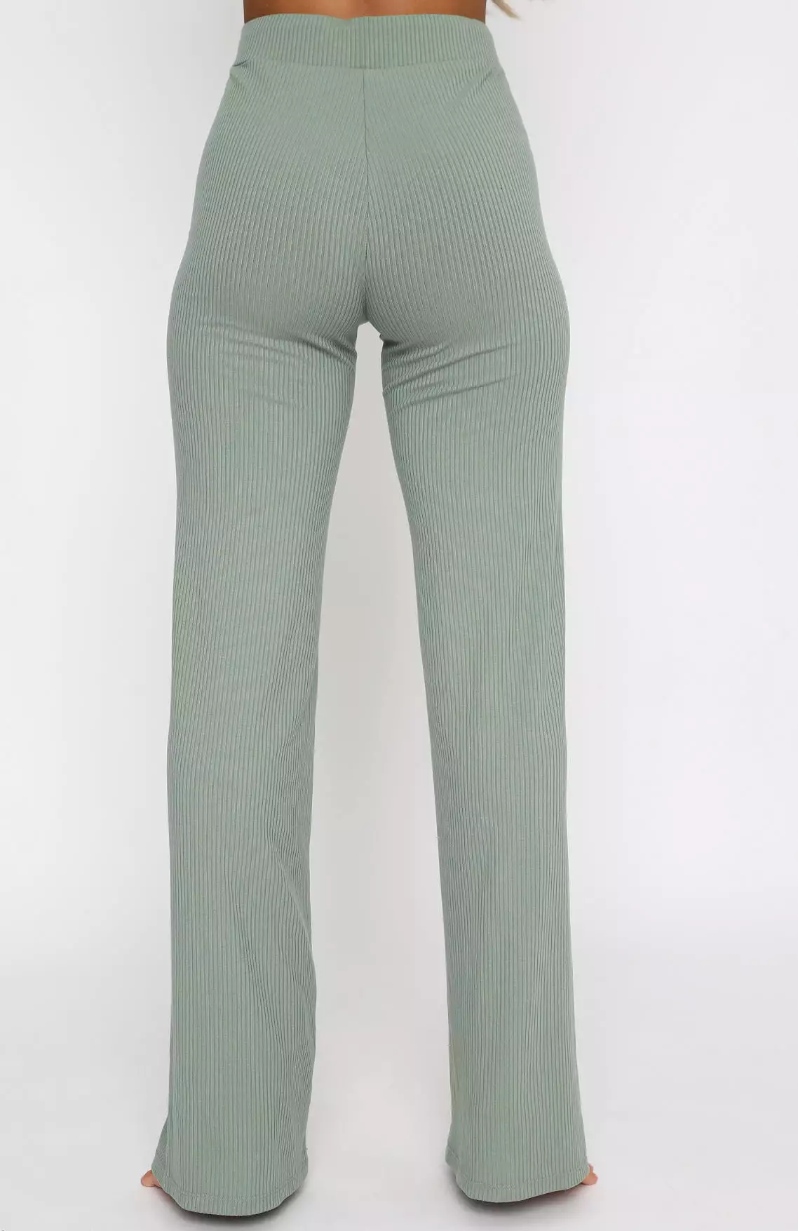 Adore You Ribbed Pants Sage