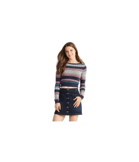 Aeropostale Womens Knit Patterned Pullover Sweater