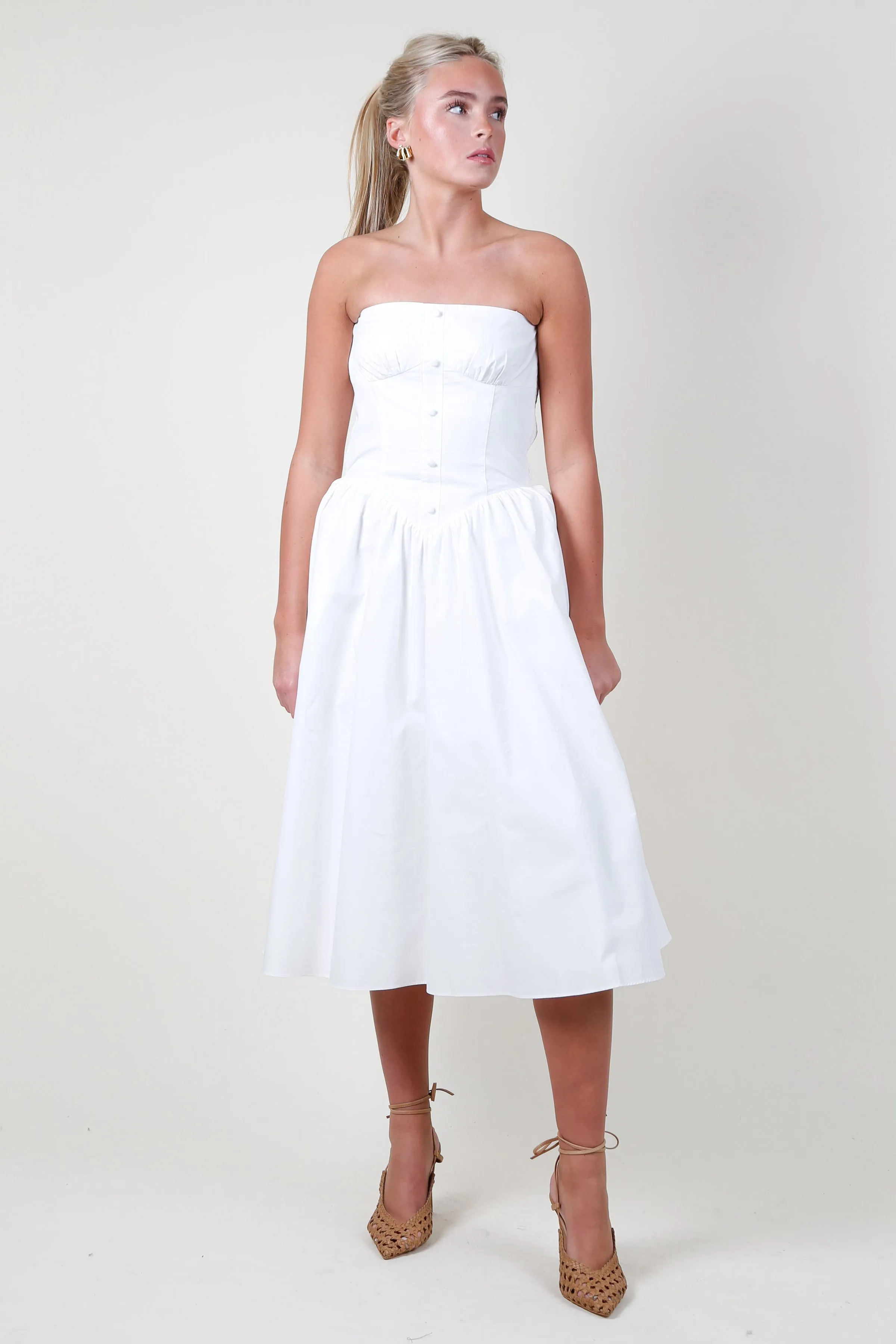 AMANDA UPRICHARD | Holland Dress - White