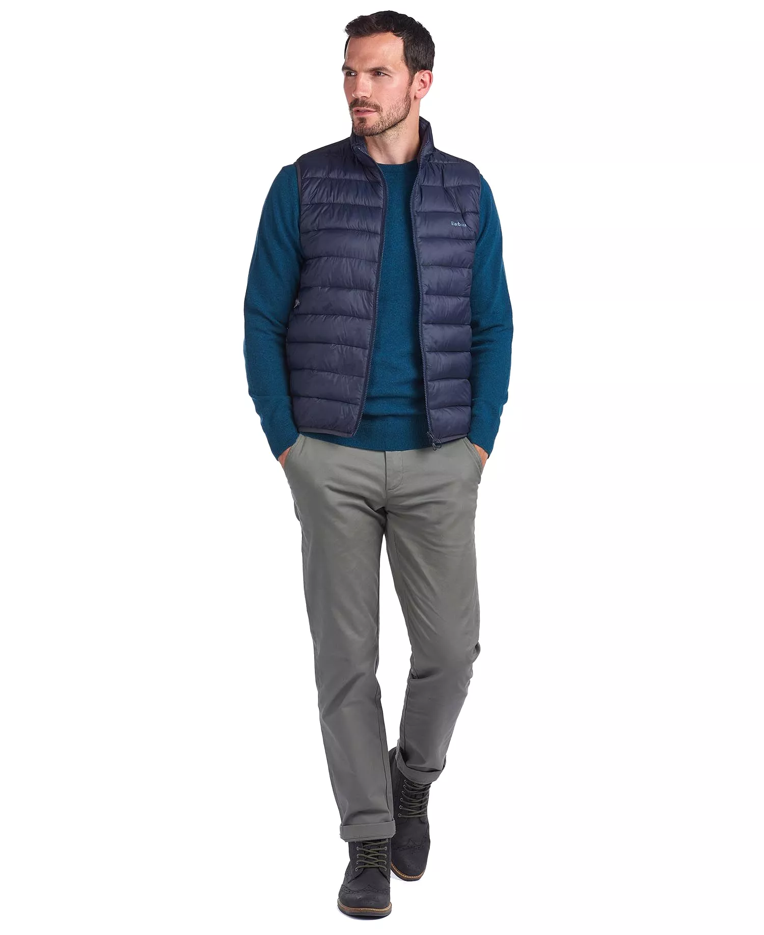 Barbour Men's 'Bretby' Quilted Gilet/ Bodywarmer