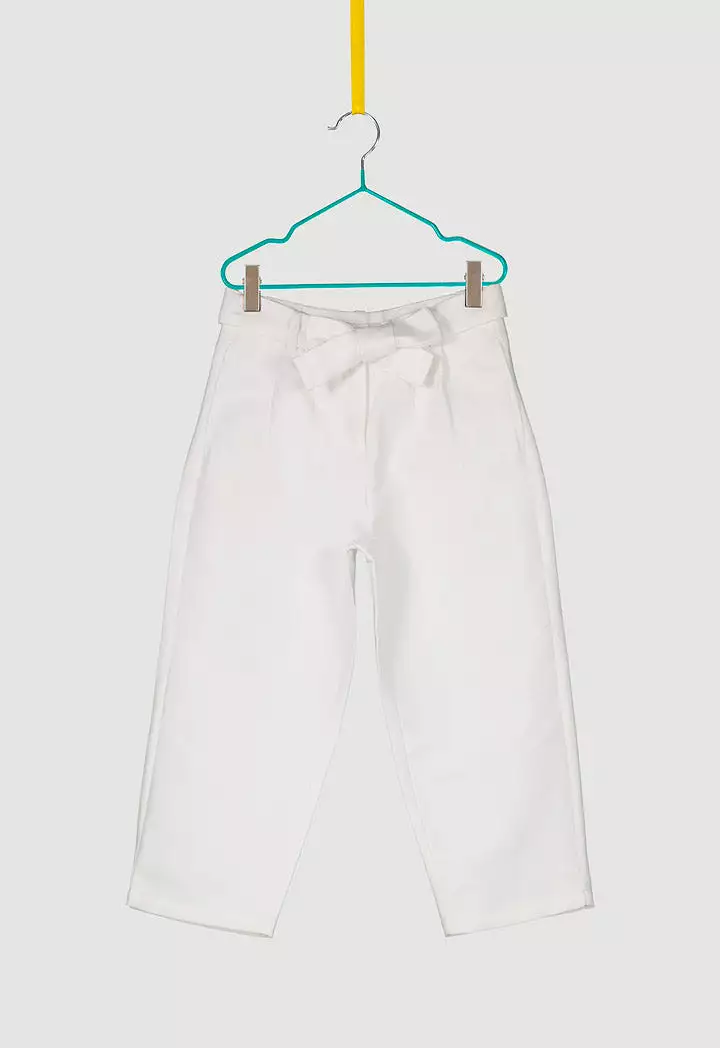 Belted Straight Leg Trouser