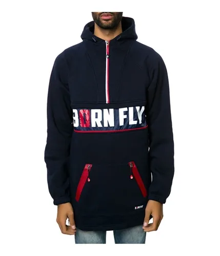 Born Fly Mens The Rango Fleece Parka Hoodie Sweatshirt