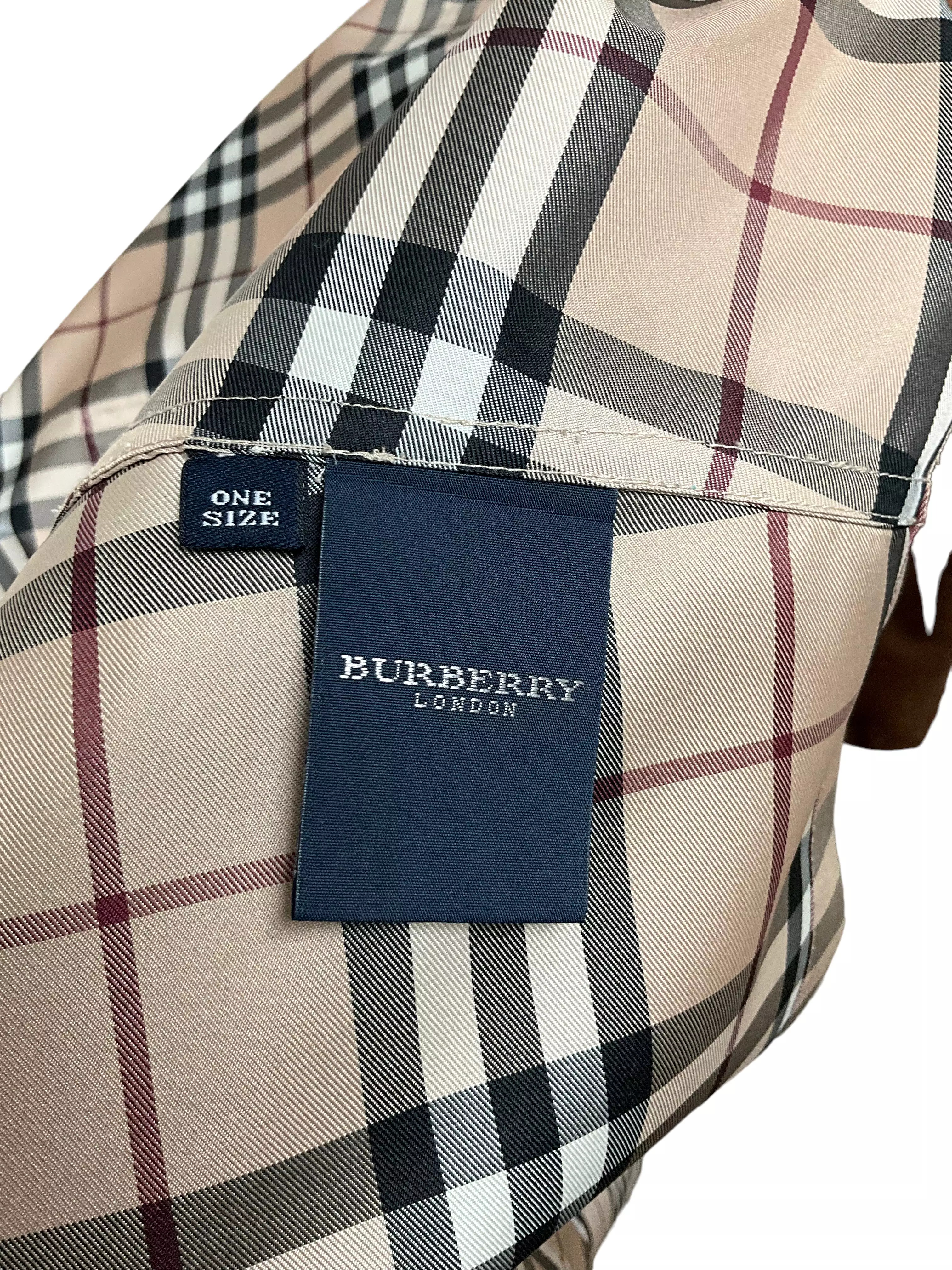 Burberry Check Hooded Poncho