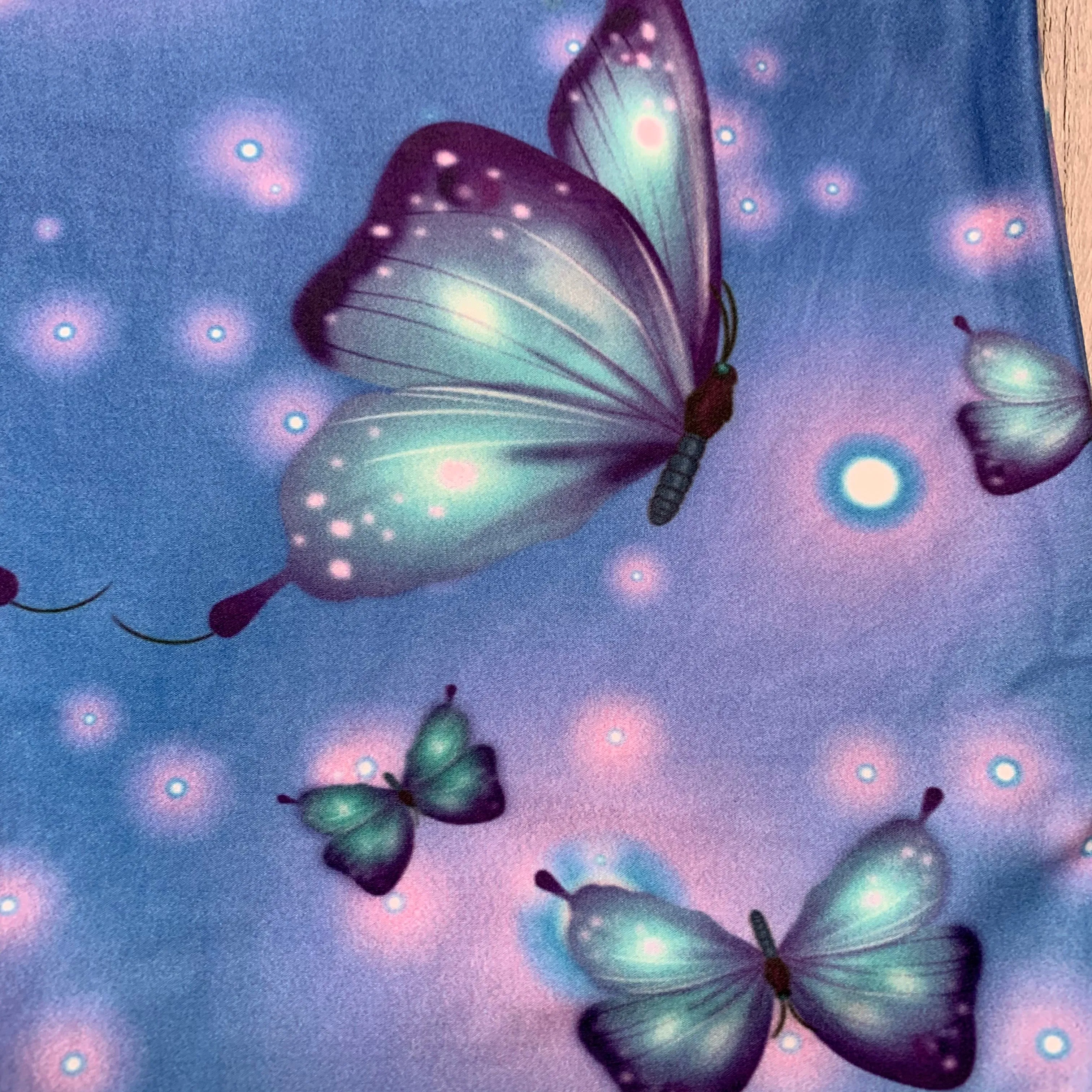 Butterfly Crystal Capri Soft Leggings