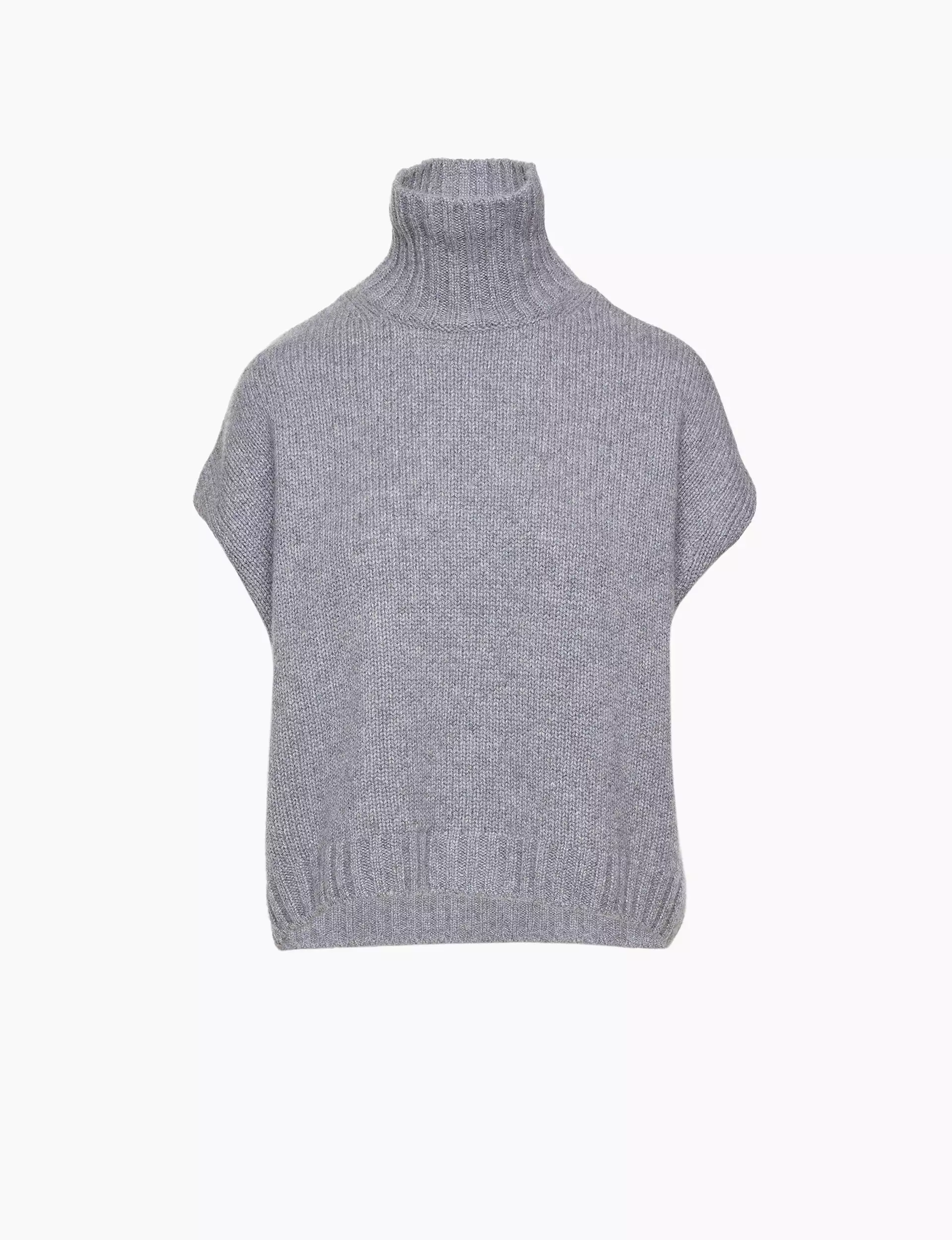 Cashmere Turtleneck Gilet