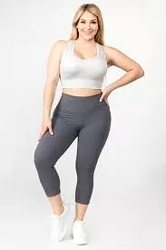 Charcoal Capri Leggings