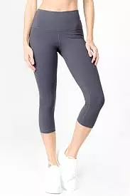 Charcoal Capri Leggings