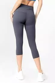 Charcoal Capri Leggings