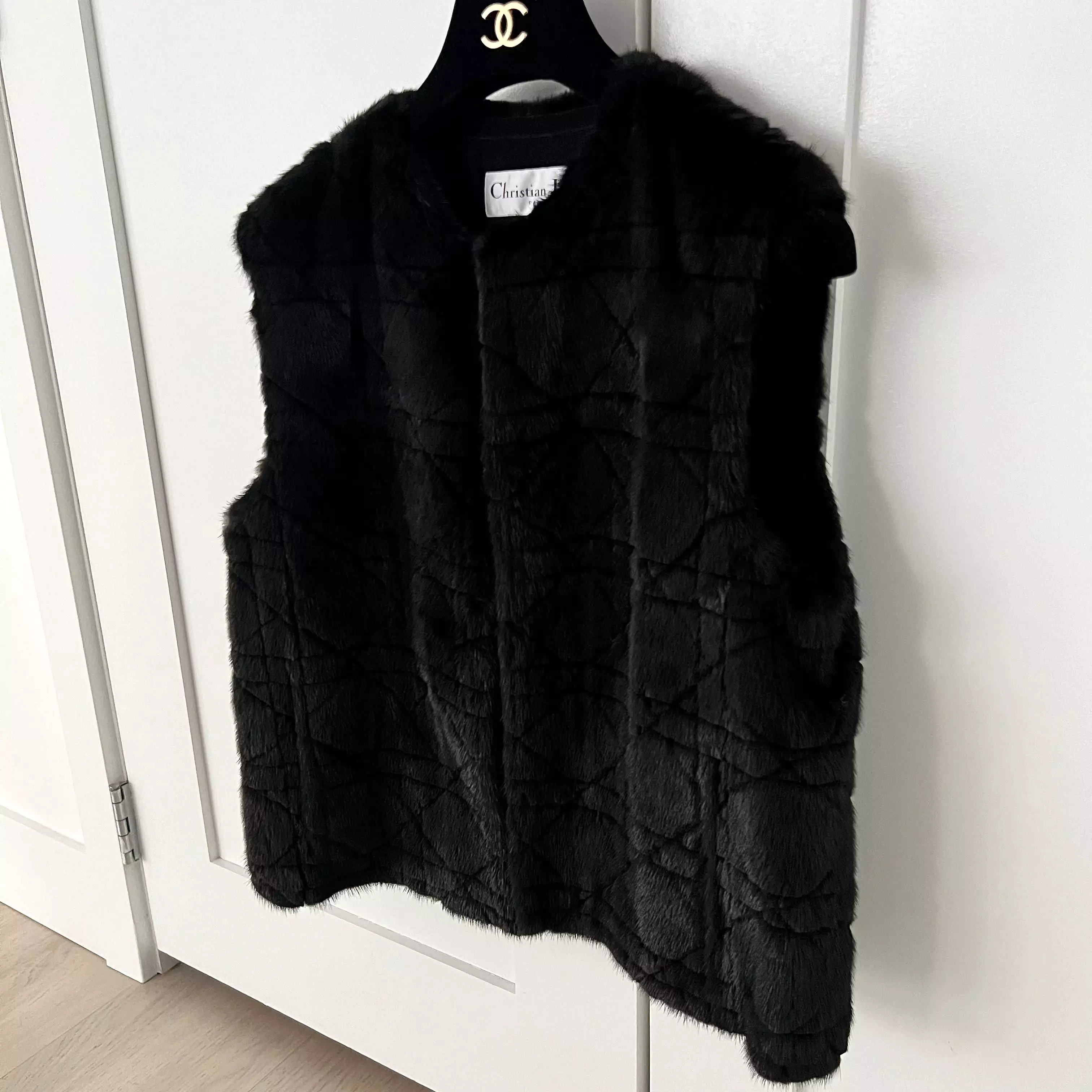 Christian Dior Mink Fur Cannage Gilet