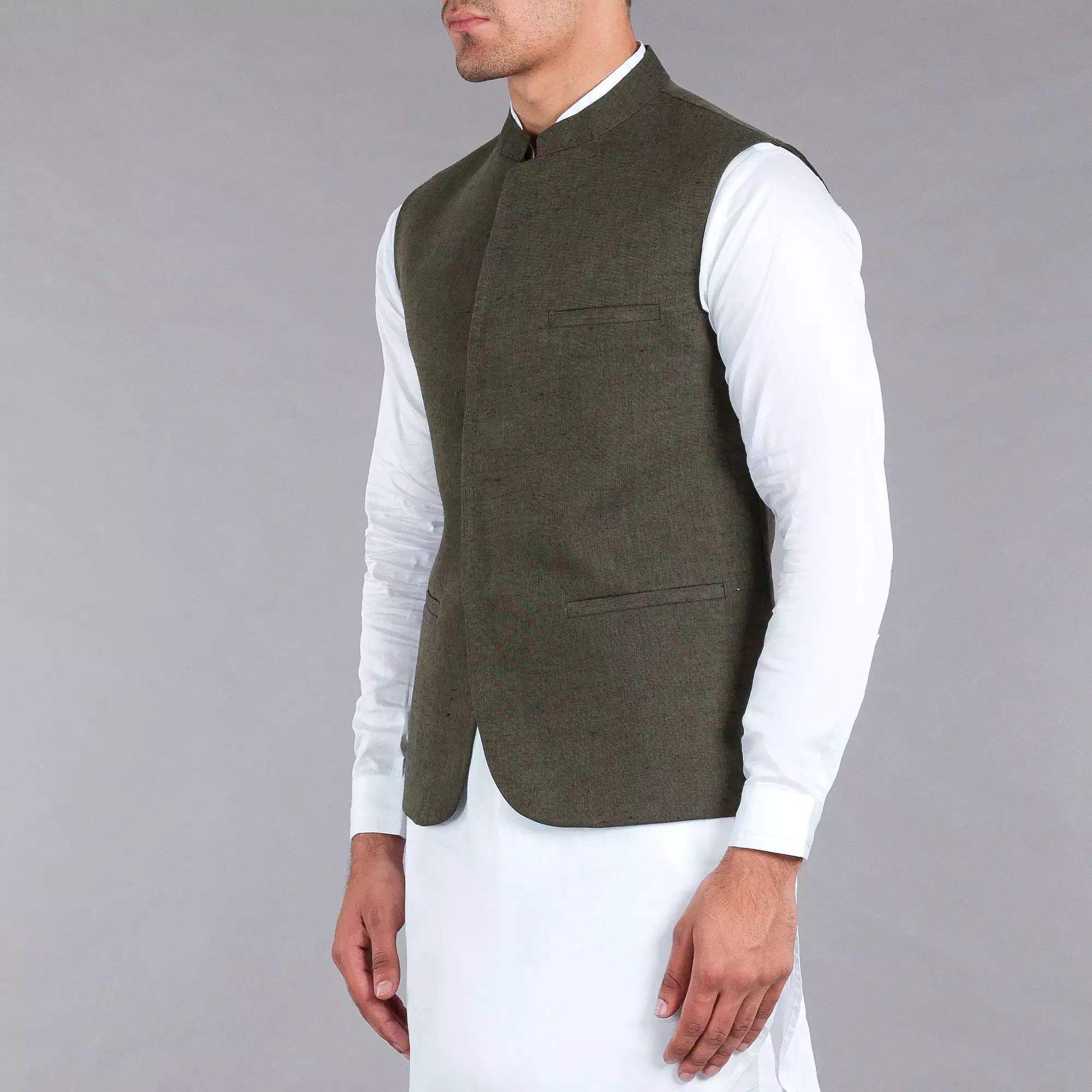 Dark Green Waistcoat