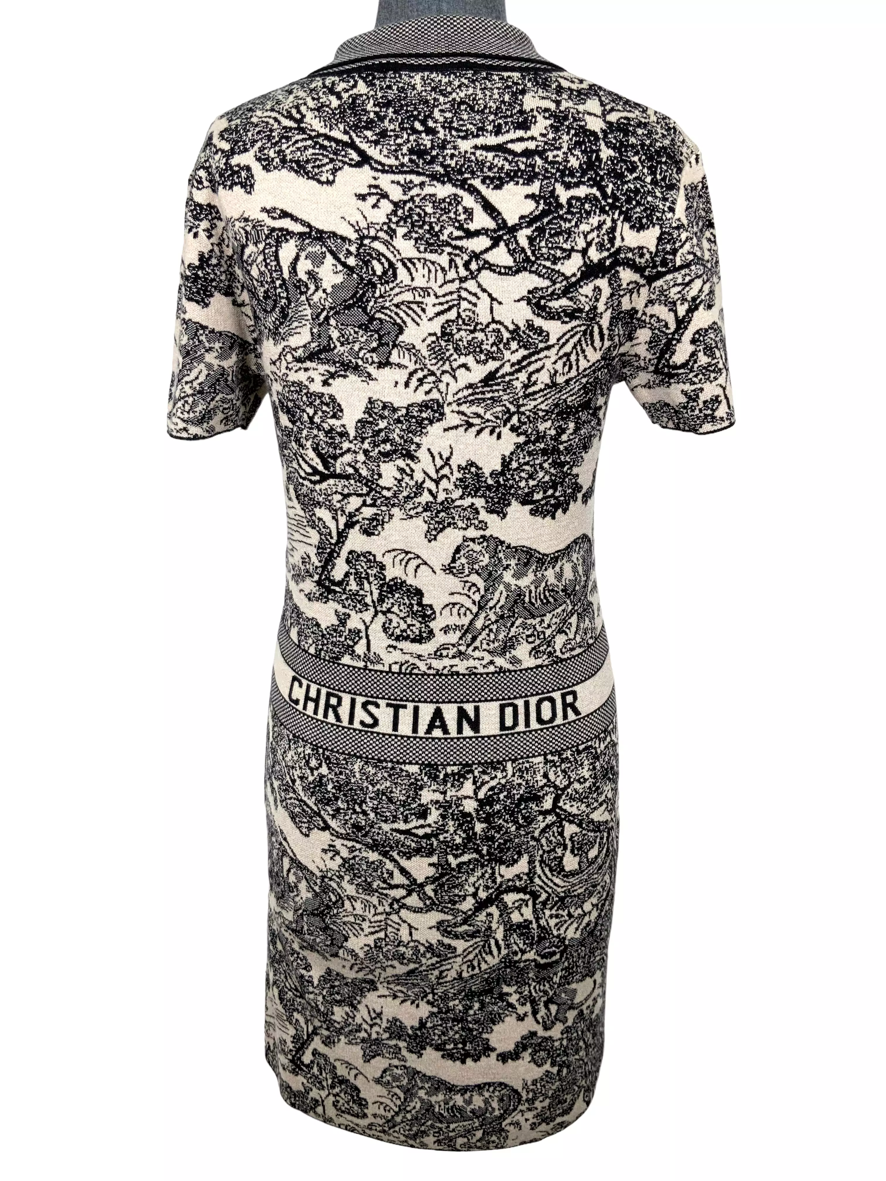 Dior Toile de Jouy Jungle Printed Dress Size M