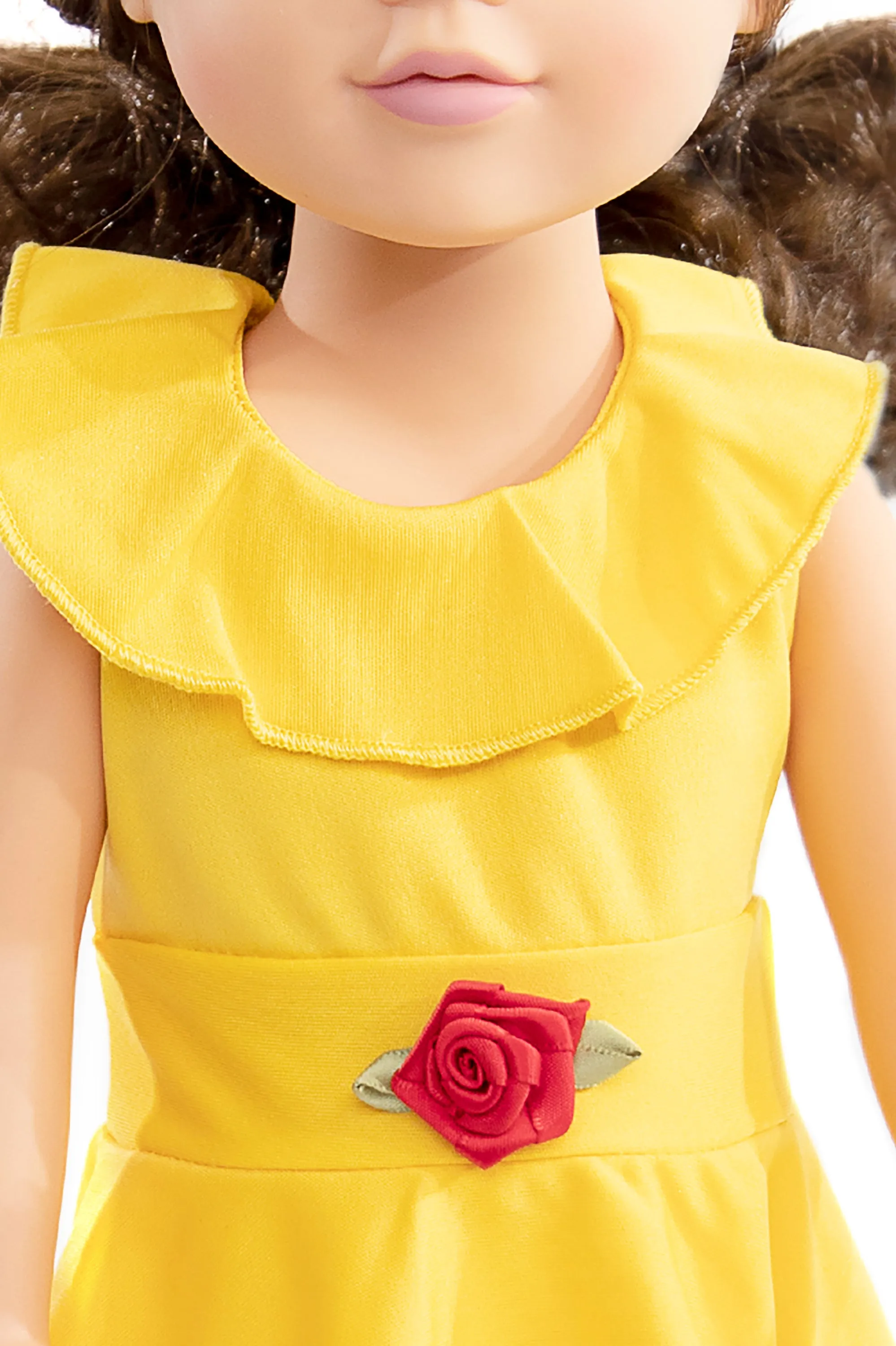 Doll Dress Yellow Beauty Twirl