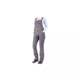 Dovetail Workwear Womens Freshley Overall Dark Grey Canvas