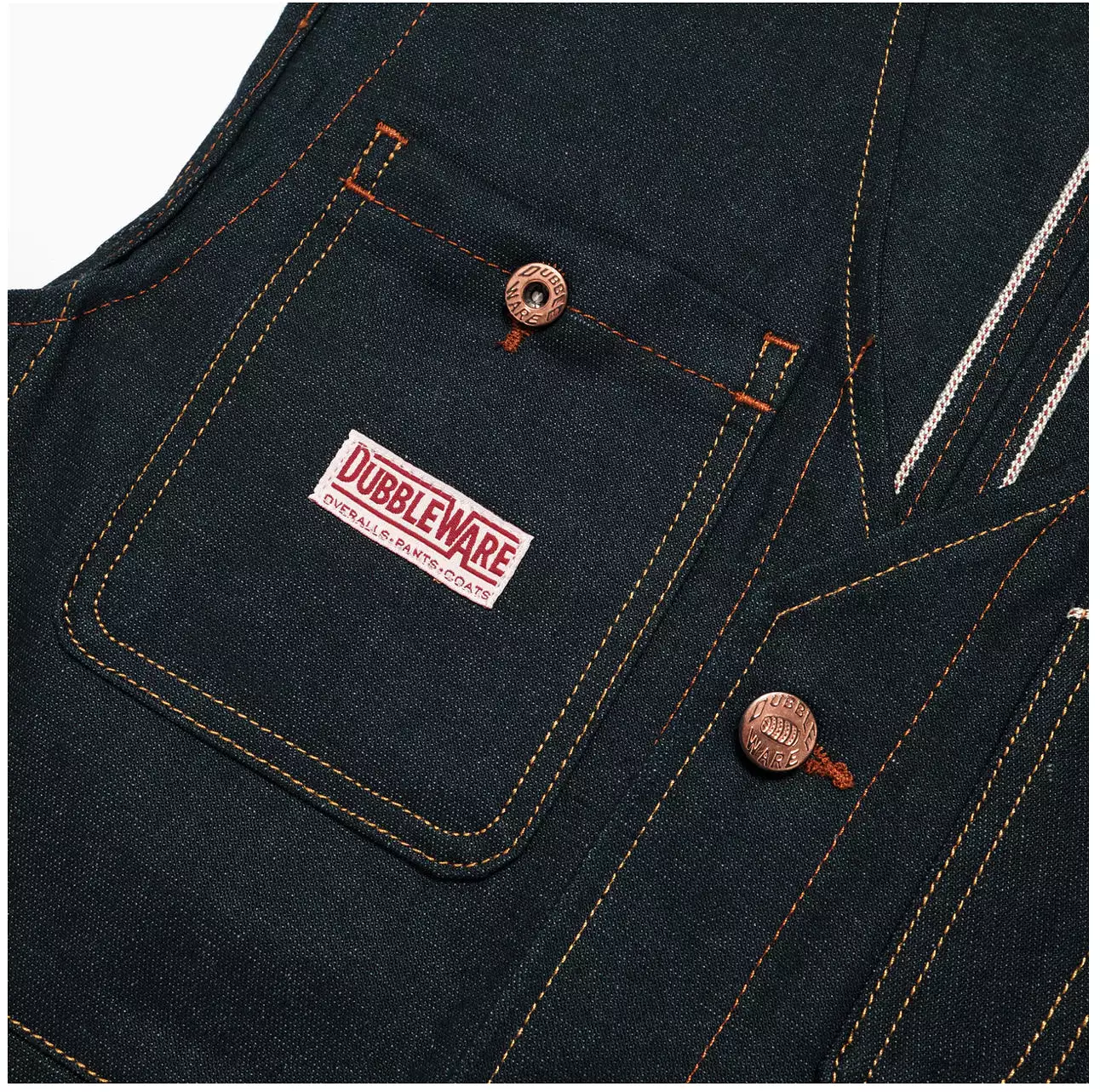 DUBBLEWARE Selvedge Denim Waistcoat