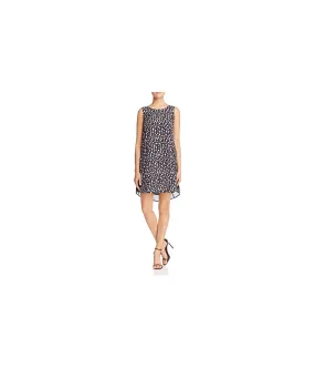 Finity Womens Polka Dot Shift Dress