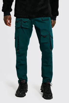 Fixed Waist Straight Leg Ripstop Cargo Trouser