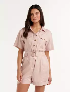 Flynn Denim Utility Playsuit