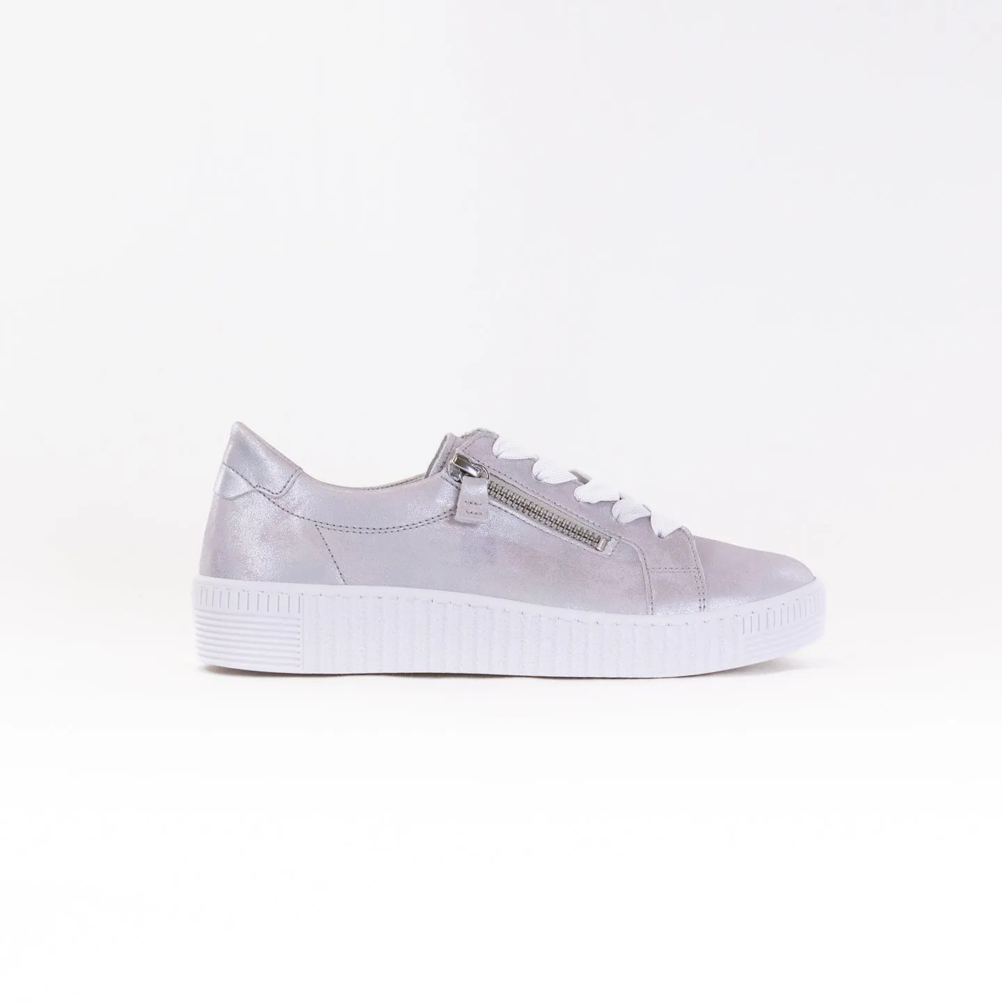 Gabor 43.334.61 Double Zip Sneaker (Women's) - Light Grey