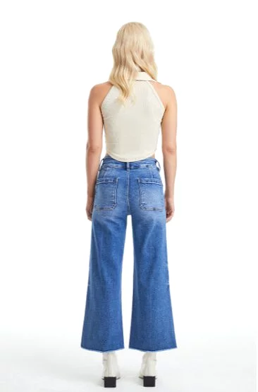 High Rise Wide Leg Jean