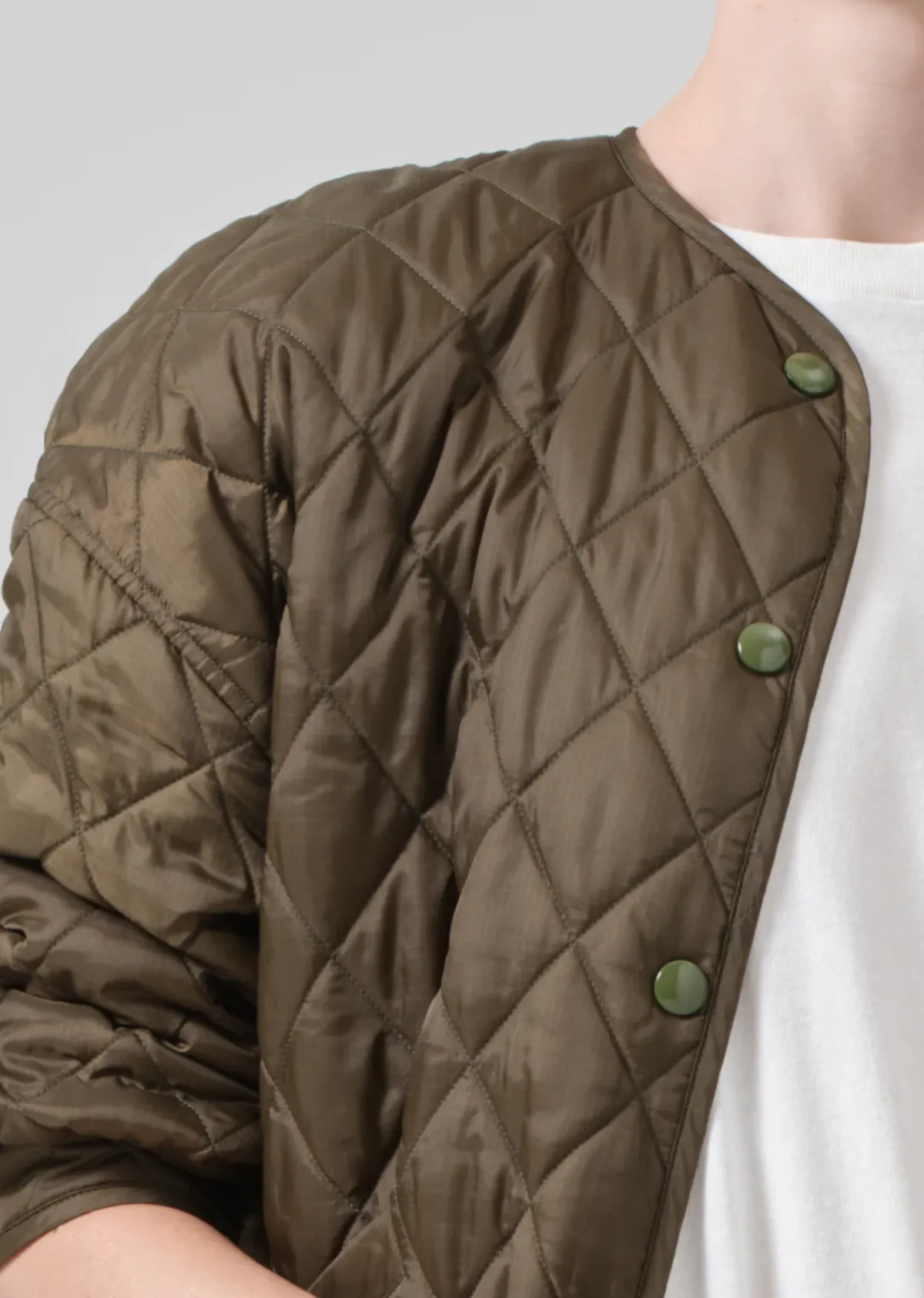 Huntleigh Quilted Coat - Army