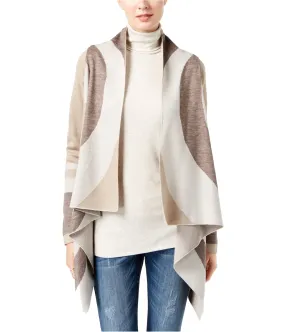 I-N-C Womens Ptinted Cardigan Sweater