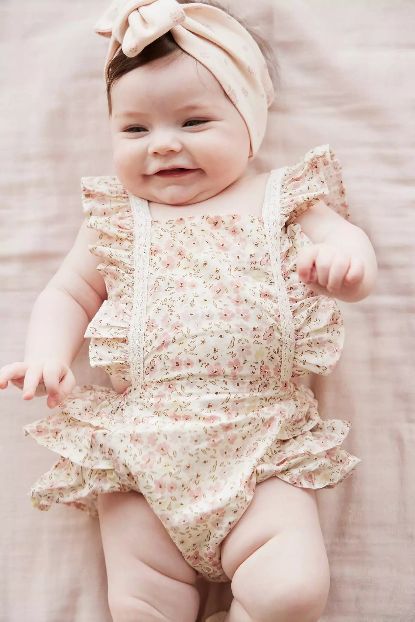 JAMIE KAY Organic Cotton Heidi Playsuit - Fifi Floral