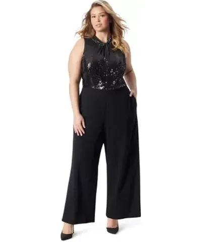 Jessica Simpson Women's Plus Size Una Jumpsuit