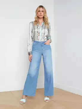 L’agence - Alicent Wide Leg Jean - Havana