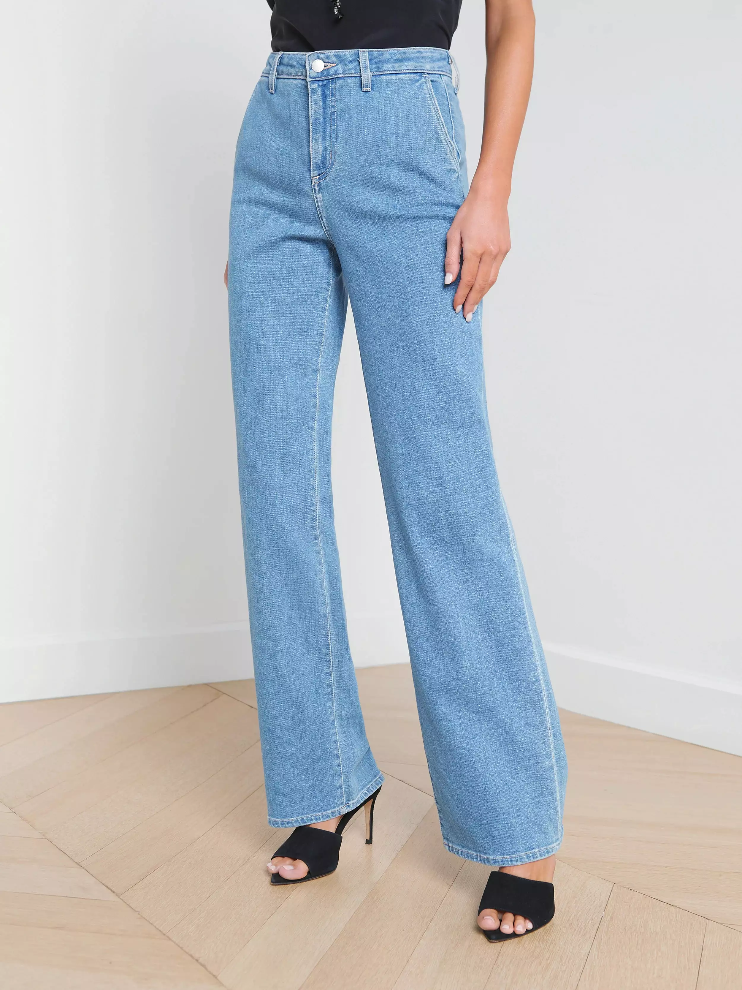 L’agence - Weston Wide Leg Jean - Belize