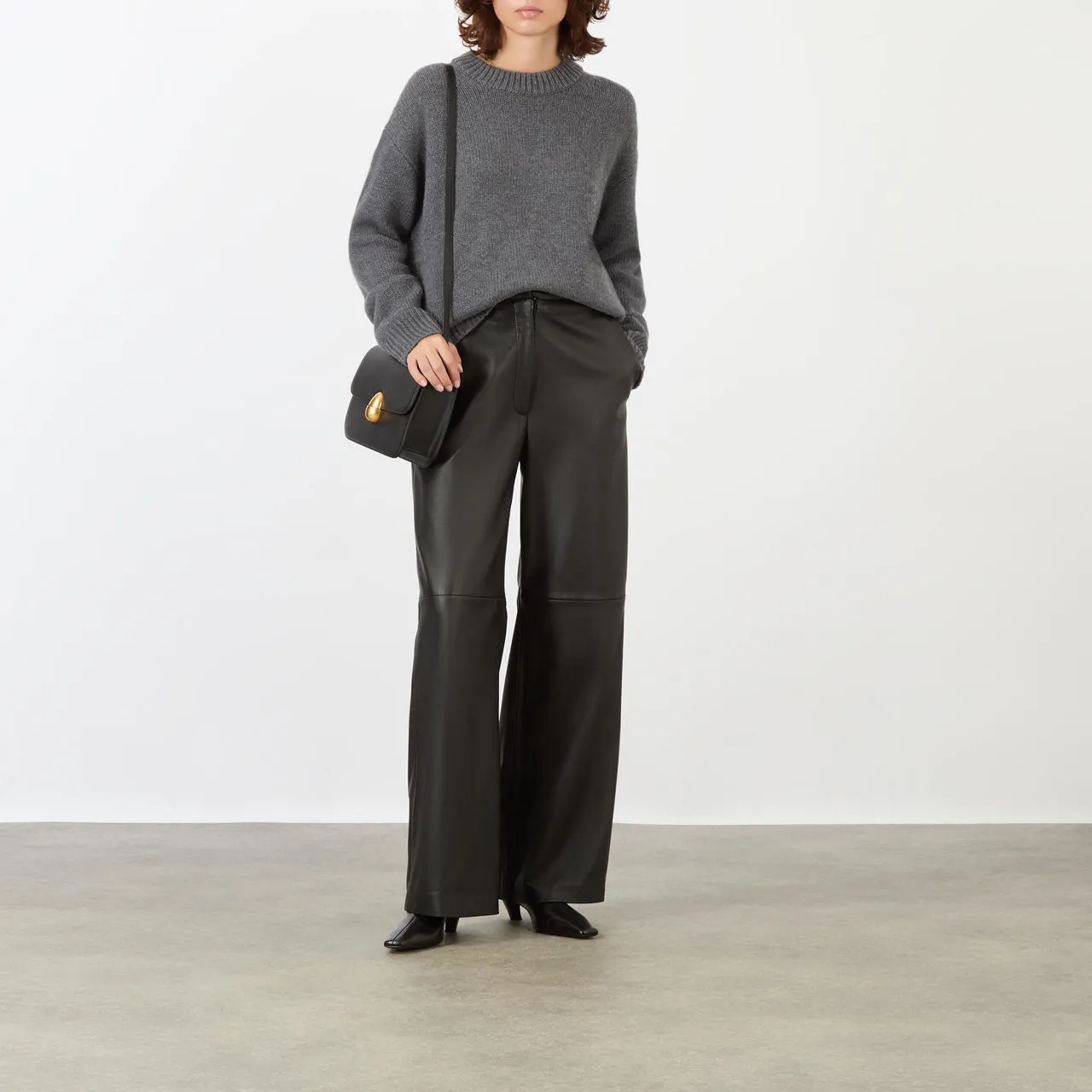 LISA YANG Renske Cashmere Sweater - Grey