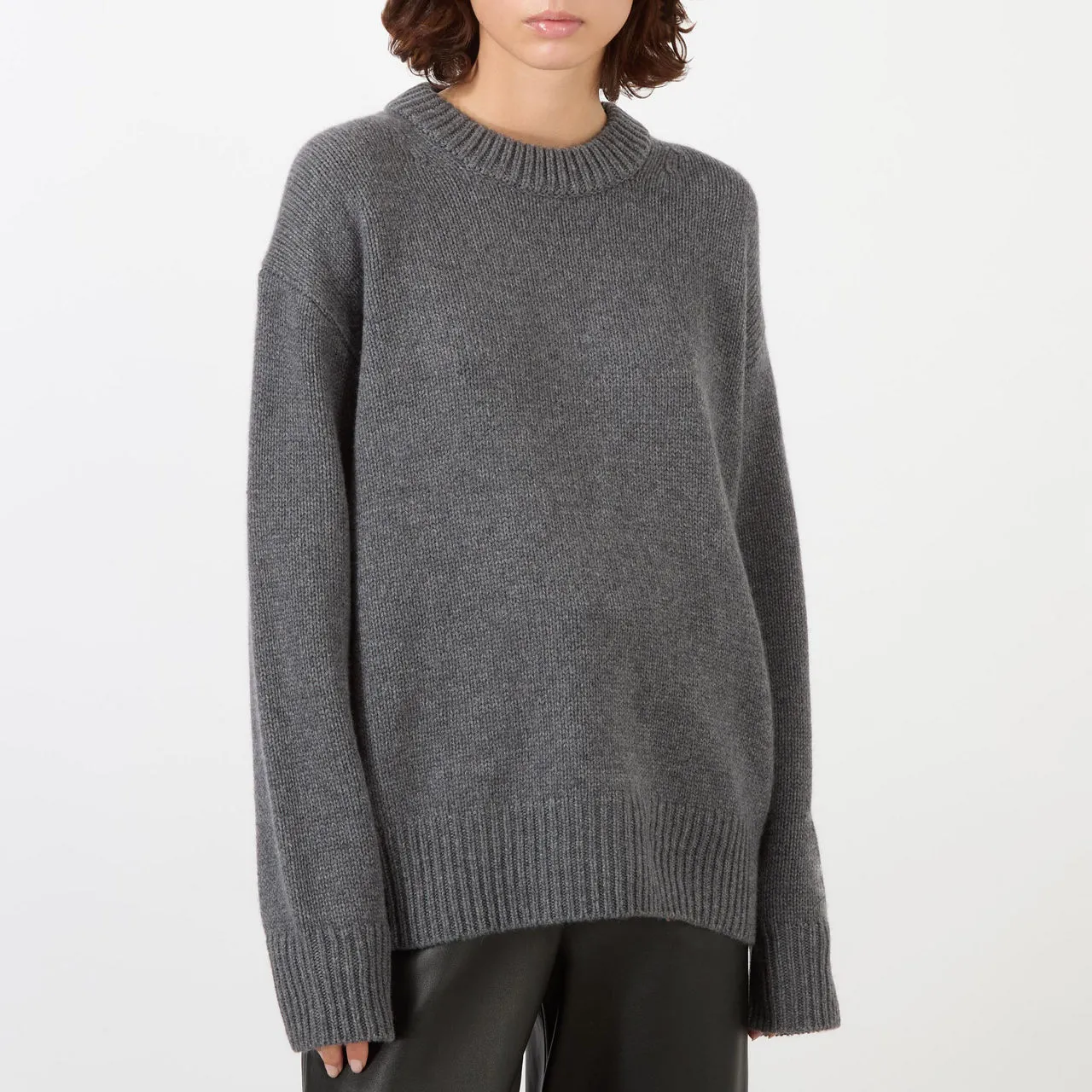 LISA YANG Renske Cashmere Sweater - Grey