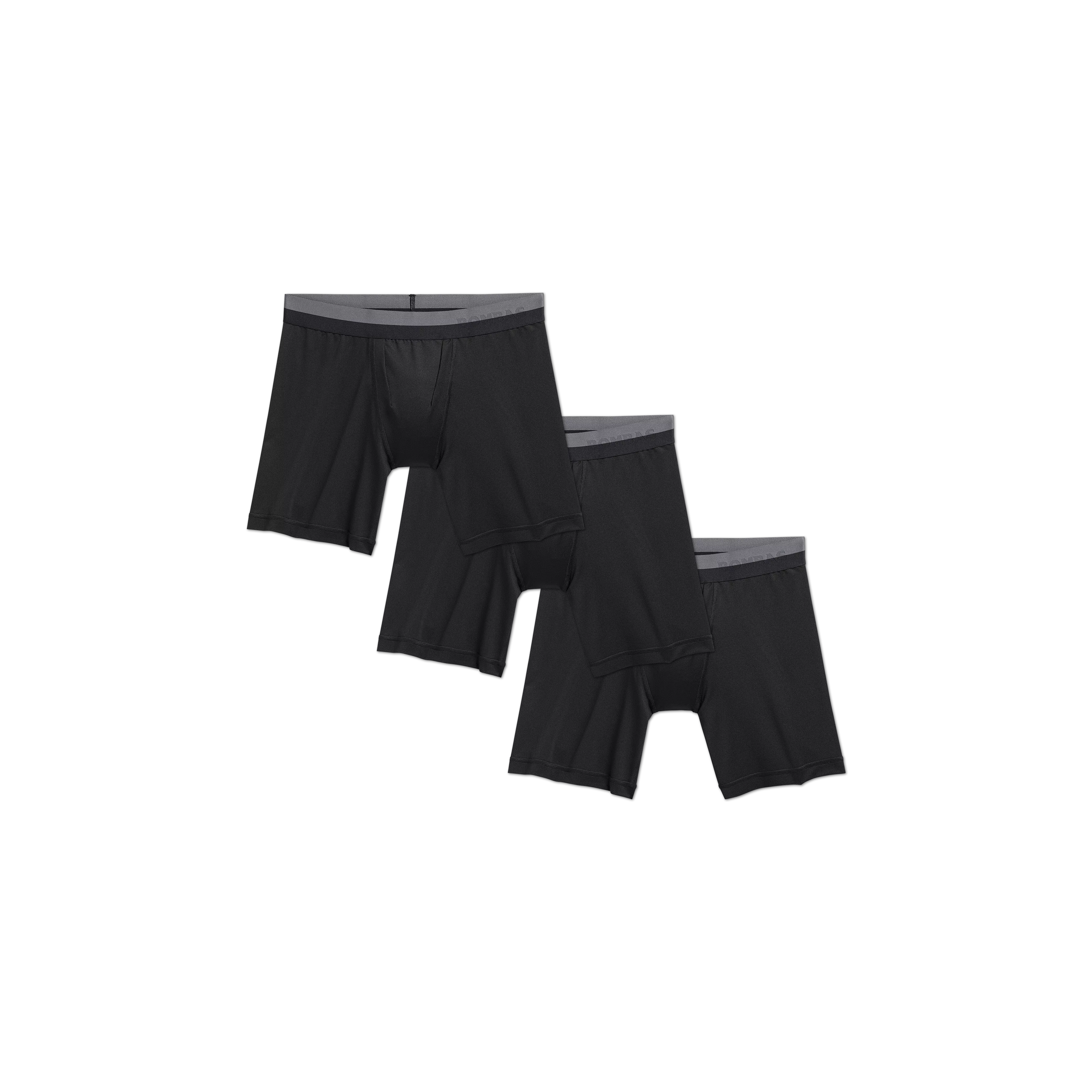 Men's Active Flyless Boxer Brief 3-Pack