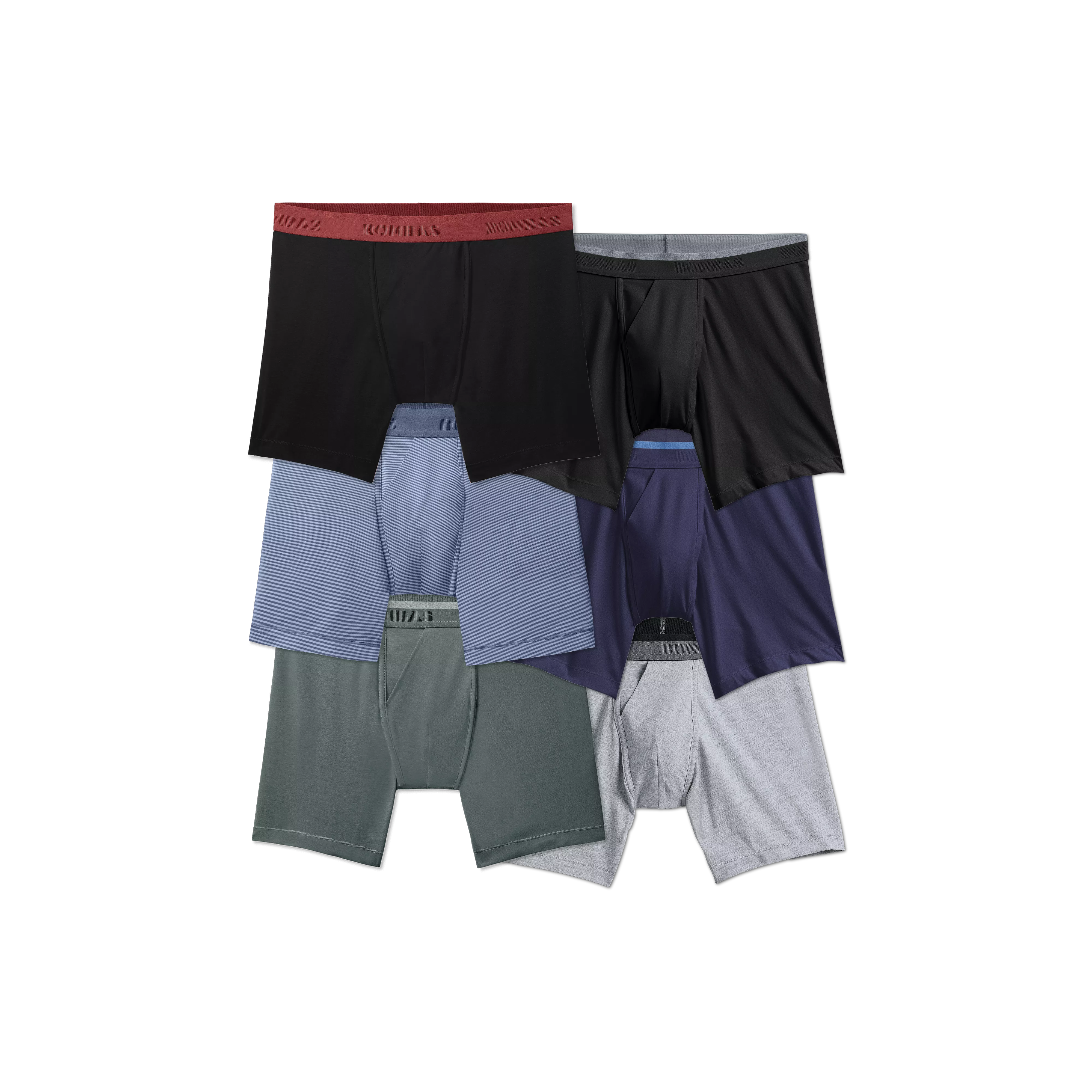 Men's Cotton Modal Blend Boxer Brief 6-Pack