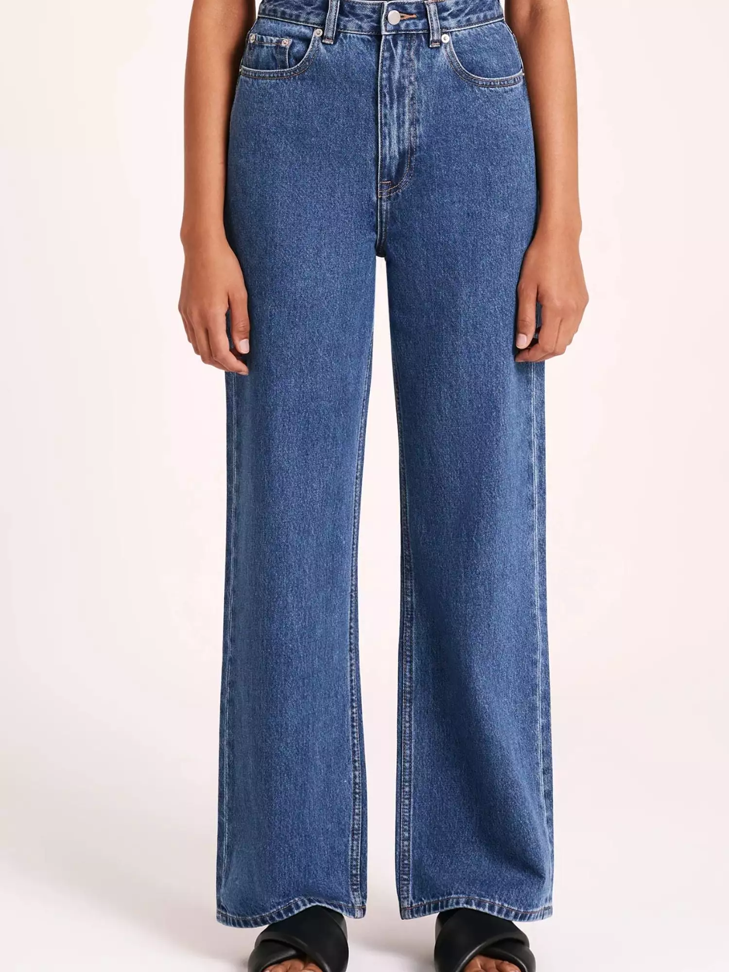 Organic Relaxed Leg Jean | Vintage Blue