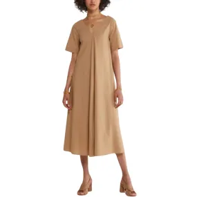 ottod'Ame V- Neck Dress - Caramello