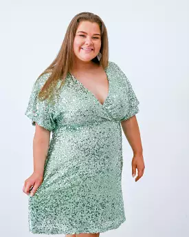 Out of the Woods Sequin Dress PLUS