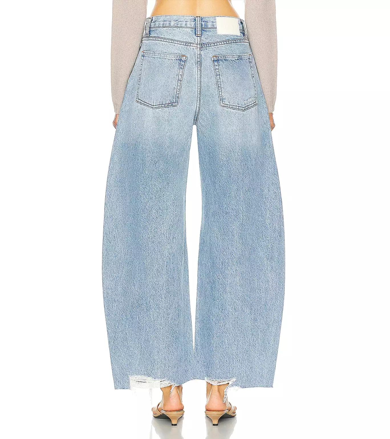 Paola Barrel Leg Jean  in Skyline