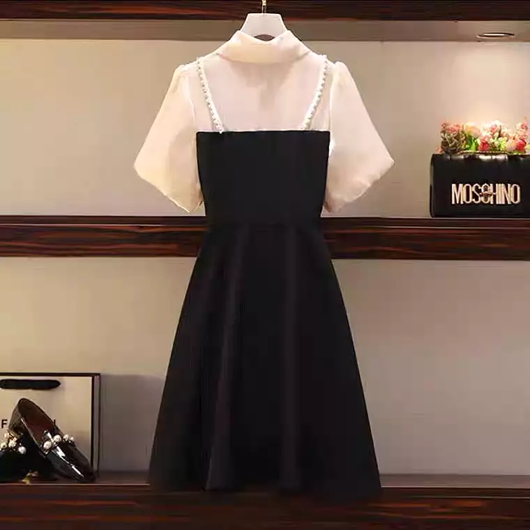 Plus size black dress