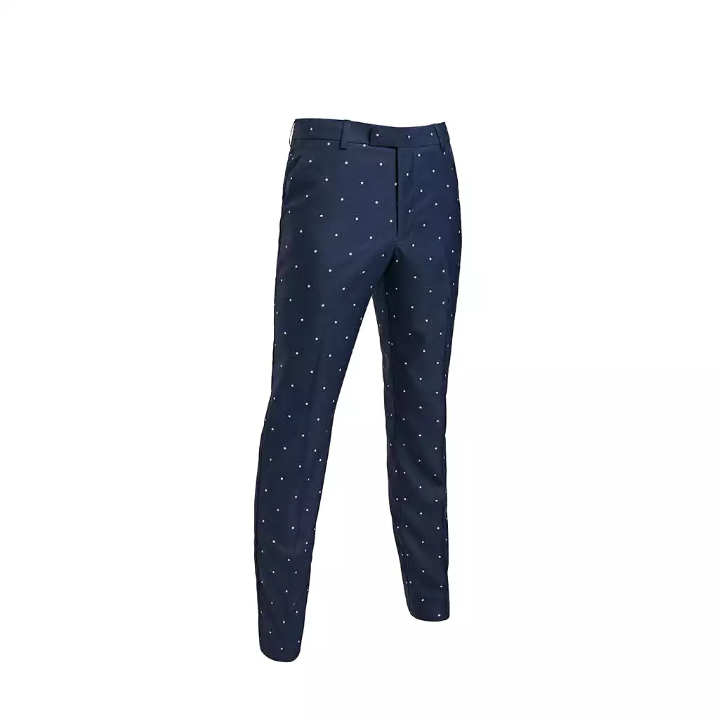 PRINTED STRAIGHT LEG TROUSER TWILIGHT