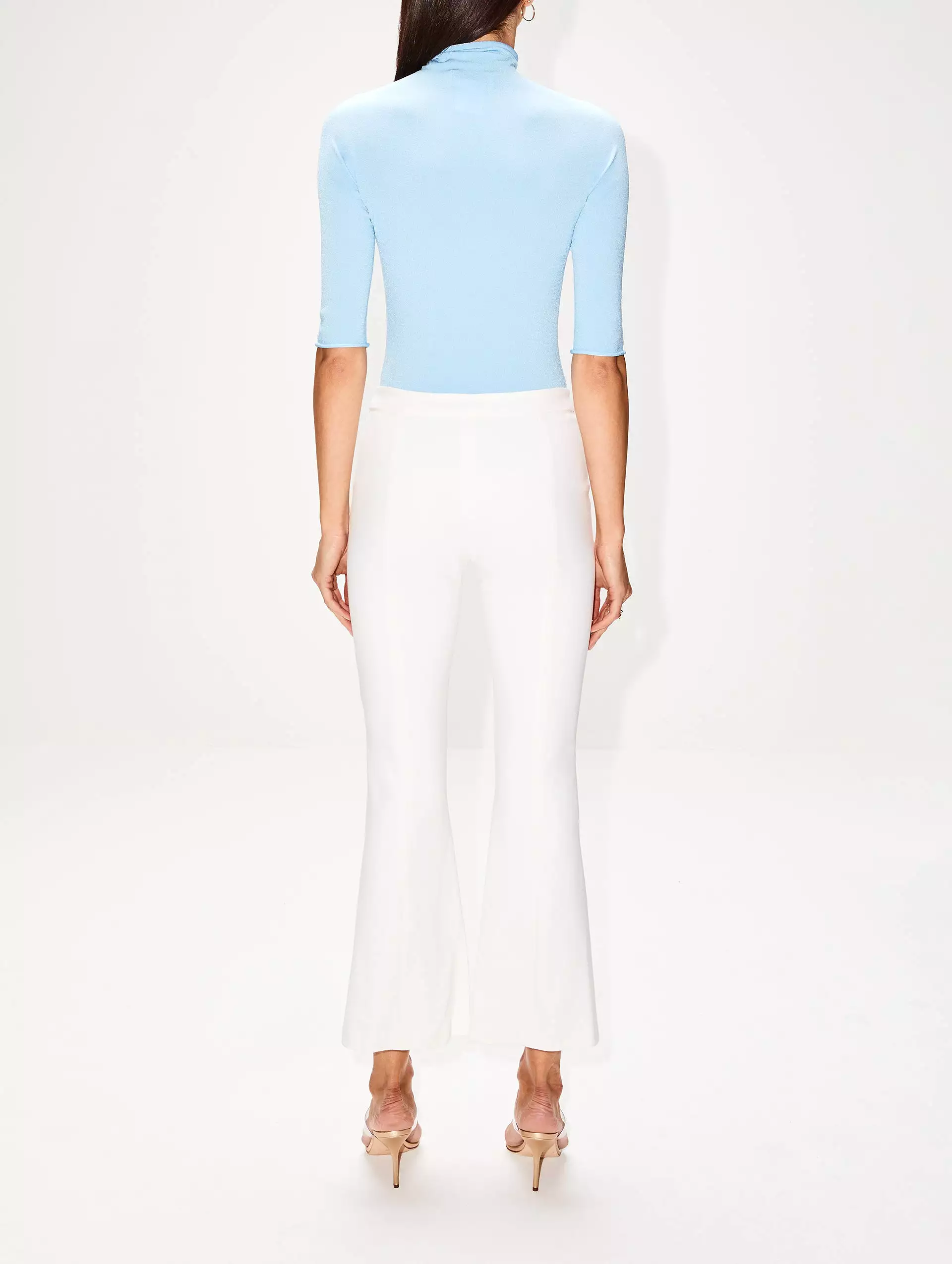 Pull On Cropped Flare Pant