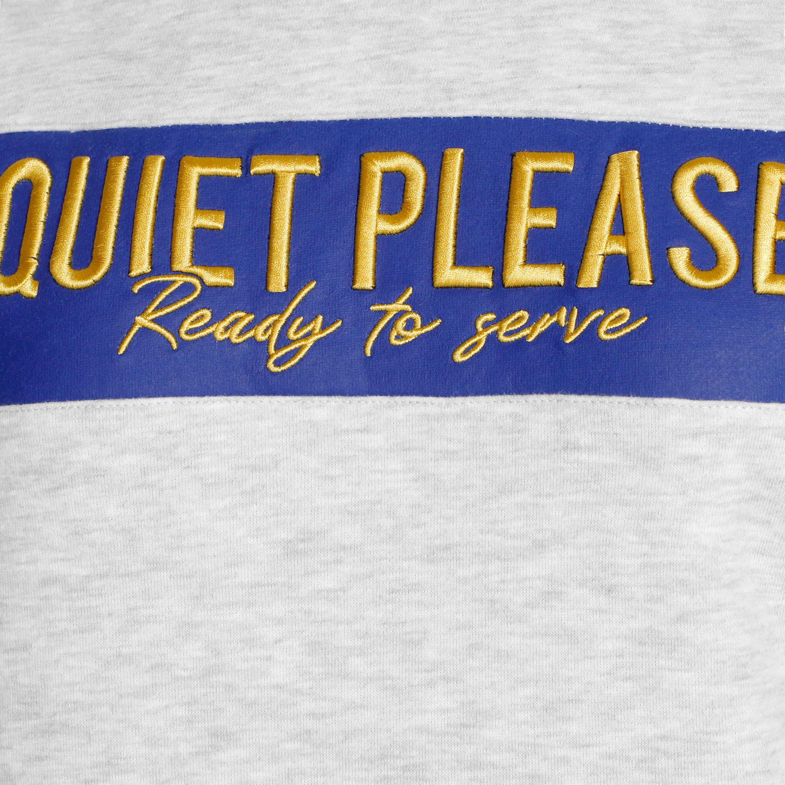 Quiet Please Retro Stripe Block Hoody Women