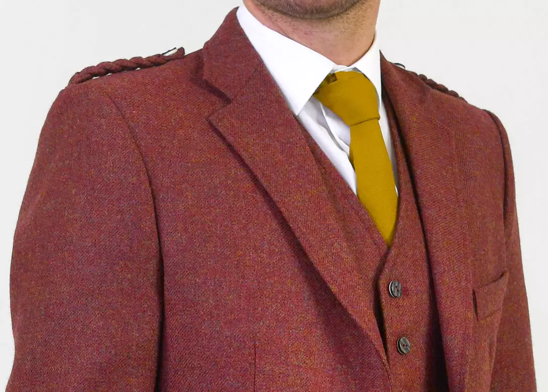 Redstart & Agate Tweed Crail Jacket and waistcoat CGE154