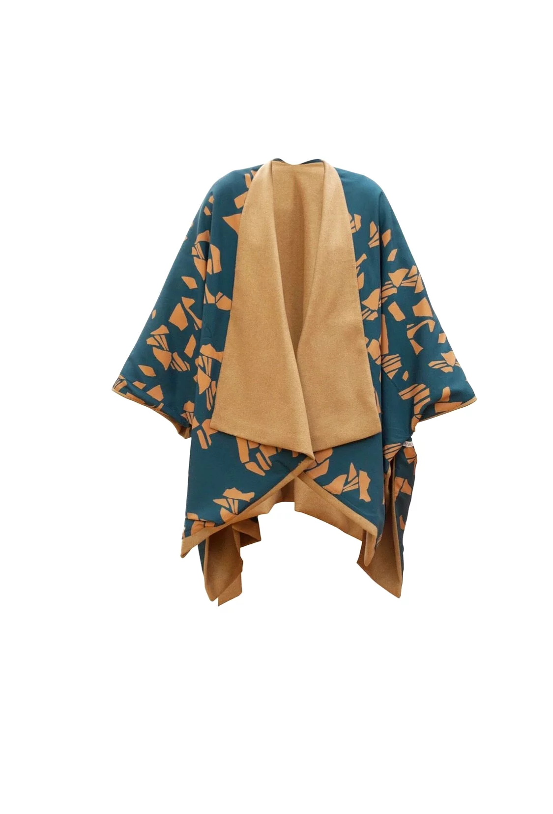 Reversible Amy Ben Poncho - Yraf Blue