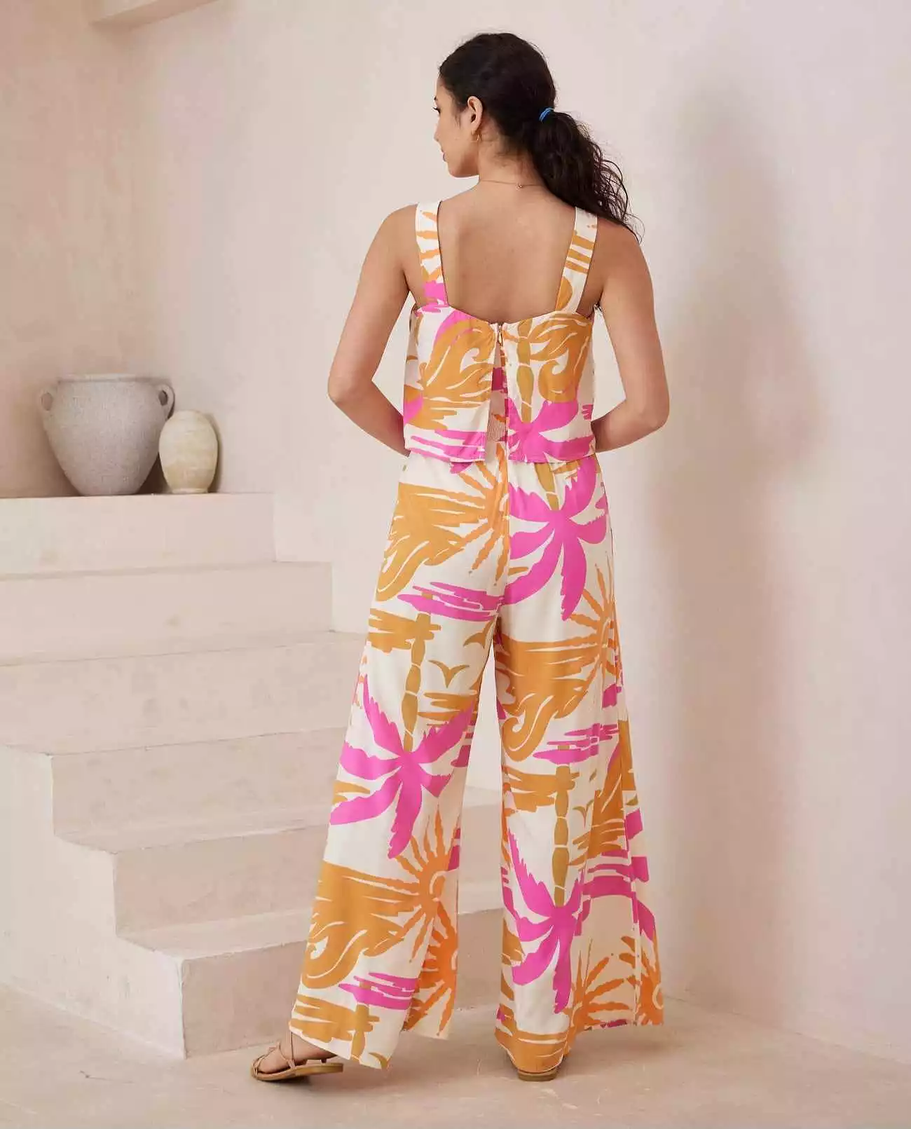 Sammy Jumpsuit - Fuscia Sunset