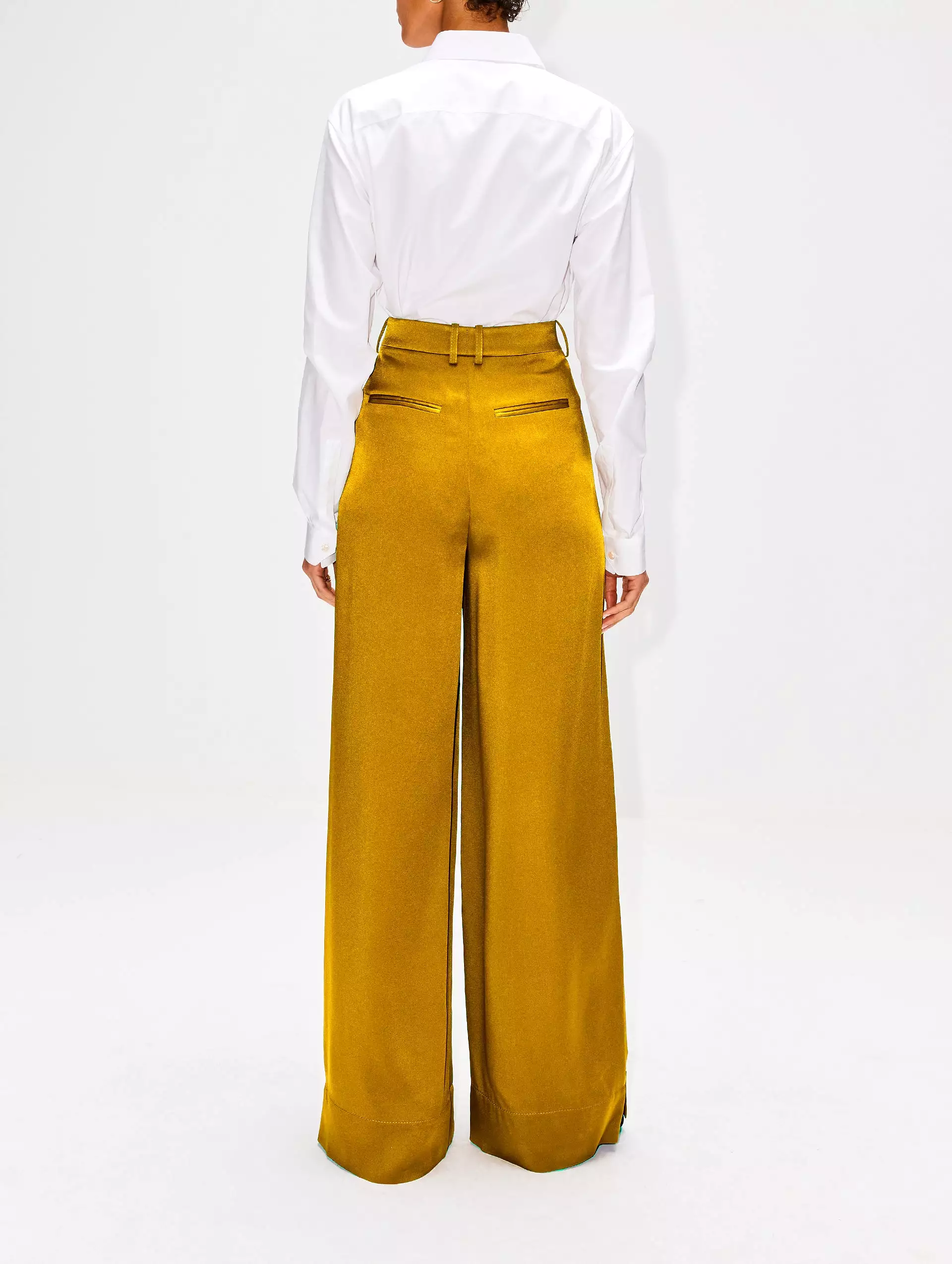 Satin Crepe Large Pant