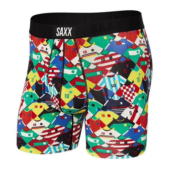 SAXX Men's Ultra Boxer Brief Underwear - Kit Collector Multi