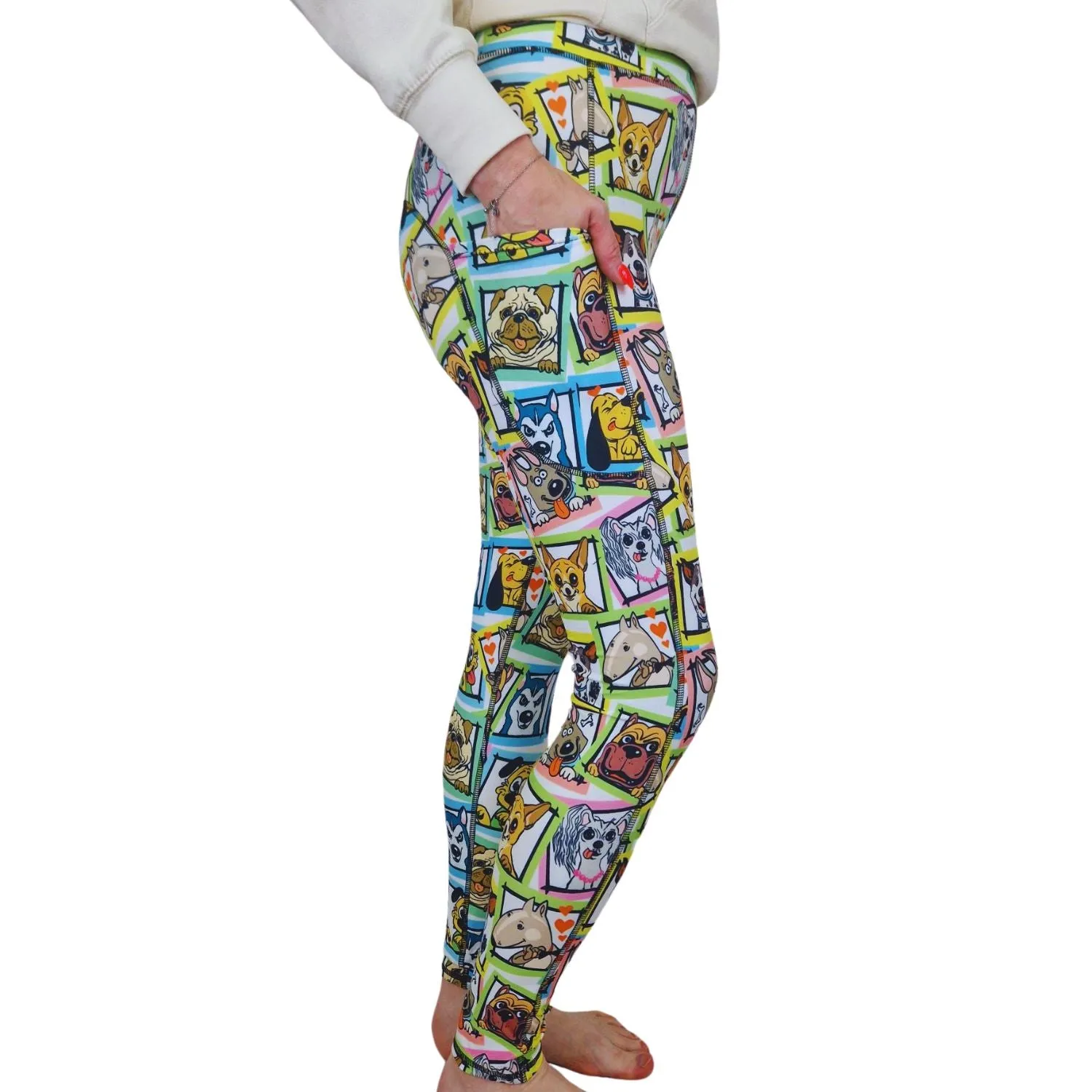 SCULPT Yoga Capri Leggings - Pet Pawtrait