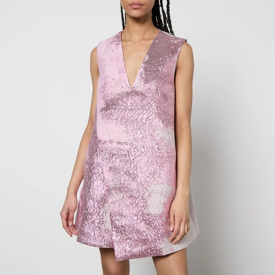 Stine Goya Tamar Metallic Jacquard Mini Dress - XS | Coggles